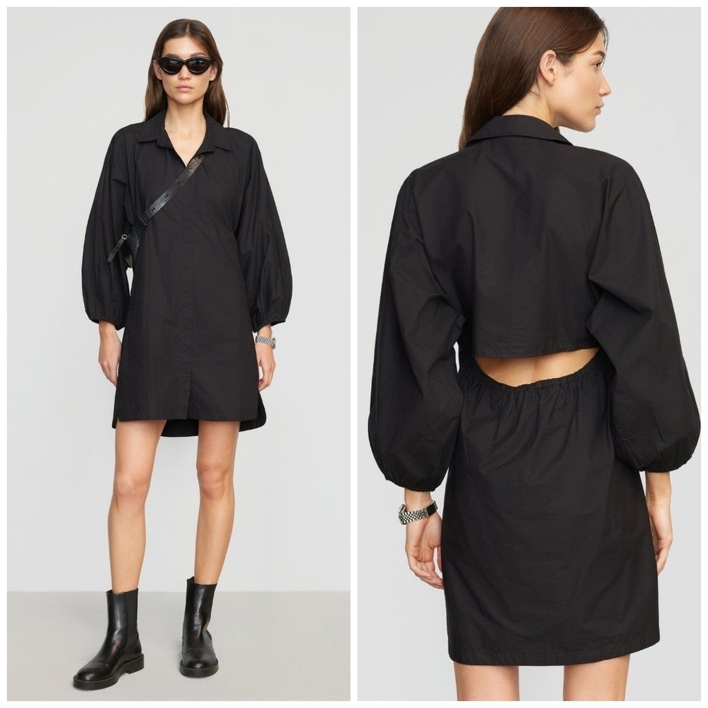 Modern Citizen Clara Open-Back Button Down Dress - image 1